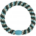 KKNEKKI Gumička do vlasů Kknekki Mix Turquoise Jungle Glitter, modrá barva, textil – Zboží Mobilmania