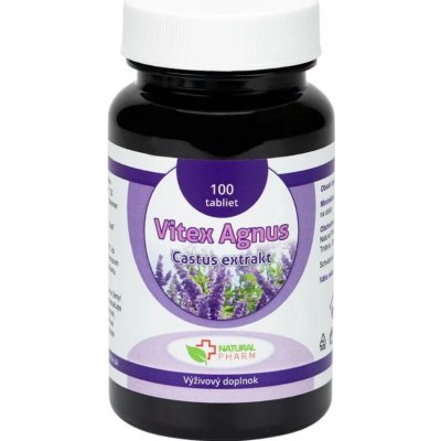 Natural Pharm Vitex Agnus Castus jahnací 100 tablet – Hledejceny.cz