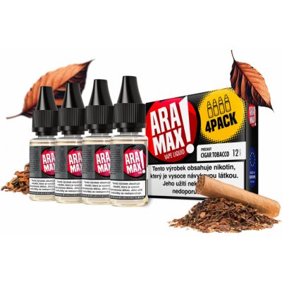 Aramax 4Pack Cigar Tobacco 10 ml 18 mg – Hledejceny.cz