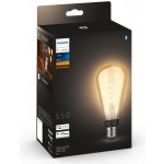 Philips LED Stmívatelná žárovka Hue WHITE FILAMENT ST72 E27/7W/230V 2100K – Hledejceny.cz