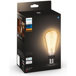 Philips LED Stmívatelná žárovka Hue WHITE FILAMENT ST72 E27/7W/230V 2100K