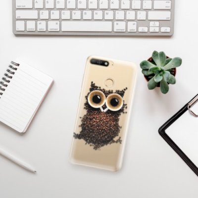 Pouzdro iSaprio - Owl And Coffee - Huawei Y6 Prime 2018 – Zboží Mobilmania