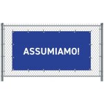 Jansen Display Standardní banner na plot 300 x 140 cm Přijímáme nové zaměstnance italština modré – Zboží Mobilmania