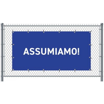 Jansen Display Standardní banner na plot 300 x 140 cm Přijímáme nové zaměstnance italština modré – Zbozi.Blesk.cz