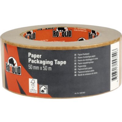 ROXOLID Papírová balicí páska 50 mm x 50 m – Zboží Živě