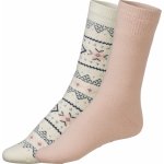 Esmara dámské termo ponožky 2 páry bílá / světlá lila fialová – Zboží Dáma