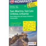 Marino San Leo Urbino Urbania 1:50t mapa 2455 – Sleviste.cz