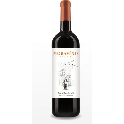 Moravíno Grand Cuvée Rulandské bílé & Chardonnay pozdní sběr 13,5% 0,75 l (holá láhev) – Zboží Mobilmania