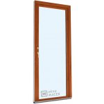 Kömmerling balkonové dveře 70 AD OS pravé zlatý dub/bílá 80 x 240 cm oboustranná klika + FAB + hliníkový práh – Hledejceny.cz