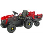 Daimex elektrický farmářský traktor s vlekem Bison + 2.4G dálkové ovládání červená – Zboží Mobilmania