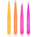 Brushworks Combination Tweezer Set sada pinzet na obočí typ Brights 4 ks – Zboží Dáma