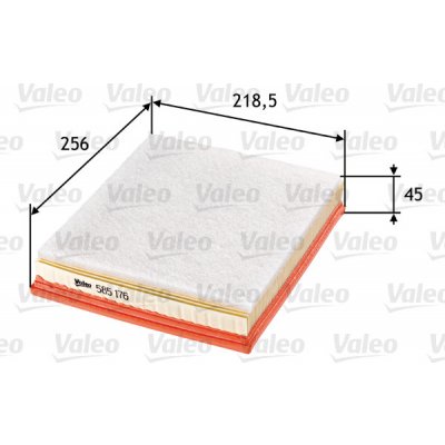 Vzduchový filtr VALEO 585176 – Hledejceny.cz