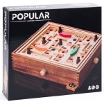 Woody Motorická hra dřevěný labyrint naklápěcí s kuličkou – Zboží Mobilmania