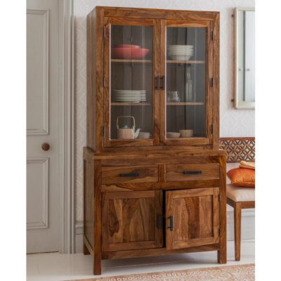 indickynabytek.cz Vitrína Rami z masivu palisandr – Zboží Mobilmania