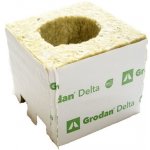 Grodan Delta NG2.0 75 x 75 x 65 mm pěstební kostka s velkou dírou 42 x 40 mm 1 ks – Hledejceny.cz