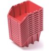 Úložný box Rauman Sada 12 úložných boxů 12 x 7,7 x 6 cm červená