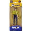 Bruder 60405 Bworld Žena tmavé kalhoty zelená košile