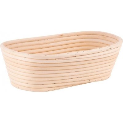 Ošatka ratanová MagicHome, na kynutí chleba, oválná, max.650 g, 28x14x8 cm – Sleviste.cz