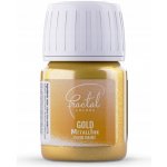 Fractal Tekutá metalická barva Gold 30 ml – Zboží Dáma