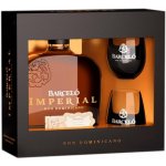 Ron Barceló Imperial 38% 0,7 l (dárkové balení 2 sklenice) – Hledejceny.cz