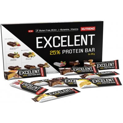 Nutrend Excelent Protein Bar 765 g – Zbozi.Blesk.cz