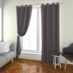 Textilomanie Světle šedý závěs OXFORD 140x250 cm Zavěšení: Řasící páska – Hledejceny.cz