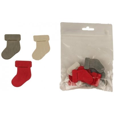 Dekorační ponožky 12 ks D4725 – Zboží Mobilmania