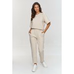 Makadamia dámská souprava triko a kalhoty M865 sv. béžová – Sleviste.cz