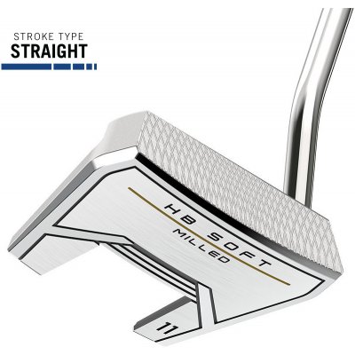 Cleveland HB Soft Milled 11 Single Bend pánský putter LH 35 – Zboží Mobilmania