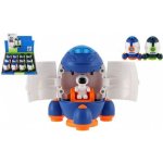 Teddies Raketoplán/raketa plast 9x11cm s kosmonautem s vozítkem na setrvačník – Zbozi.Blesk.cz