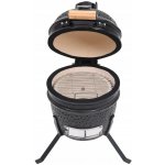 zahrada-XL 2 v 1 Kamado keramický 56 cm černý – Zboží Dáma