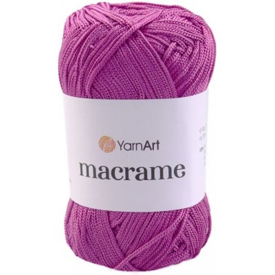 Yarn Art příze Macrame M161 růžově fialová