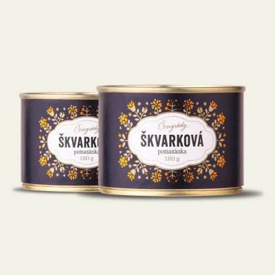 Čongrády Škvarková Pomazánka 180 g – Zbozi.Blesk.cz