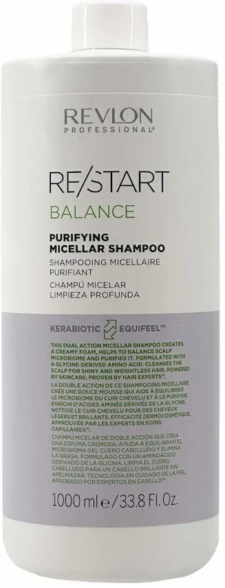 Revlon Restart Balance Purifying Micellar Shampoo 1000 ml