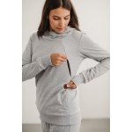 Kojící mikina Milk Please Light Gray – Sleviste.cz