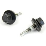Střešní šroub + EPDM 4,8 x 35 mm, samovrtný - Antracit RAL 7016 / balení 250 ks – Zboží Mobilmania
