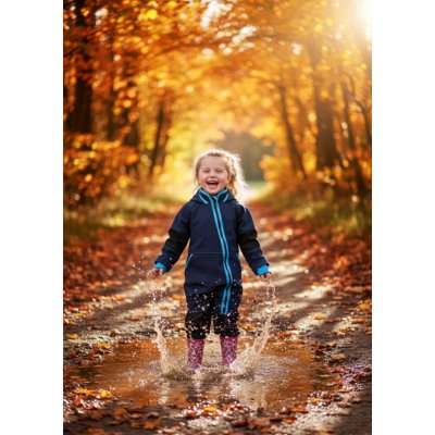 Kocour Mourek kombinéza softshellová s fleecem Tmavě modrá – Zboží Dáma