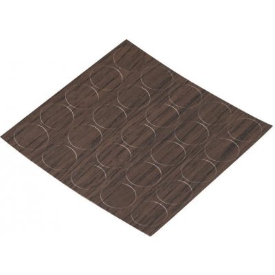 Walteco Samolepicí krytky, průměr 14mm, wenge, 25 ks , 84555 – Hledejceny.cz