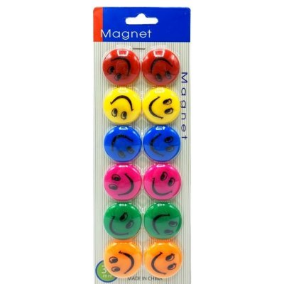 pkstar.cz Dekorační magnety Smile 12 ks PK19-26 – Sleviste.cz