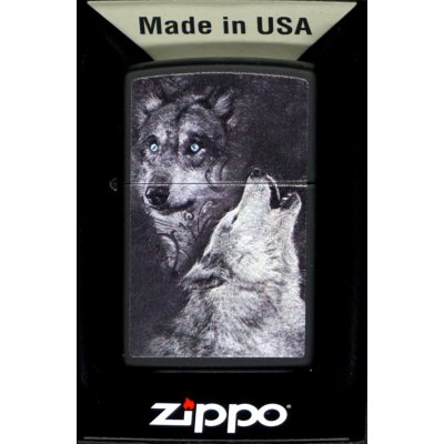 ZIPPO schwarz color Wolf – Hledejceny.cz