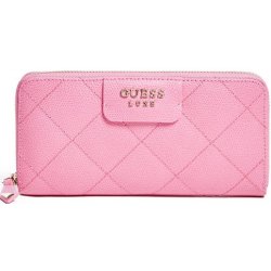 Guess peněženka Lady Lux Leather Zip-around růžová peněženka - Nejlepší  Ceny.cz