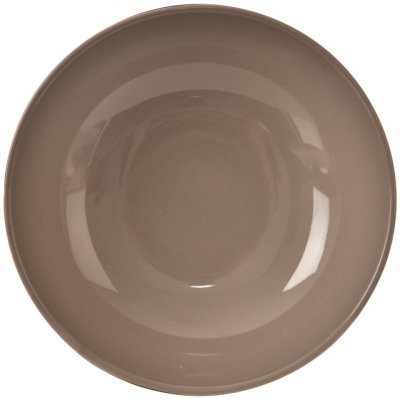 ORION keramický hluboký talíř ALFA 20,5cm hnědý – Zboží Mobilmania