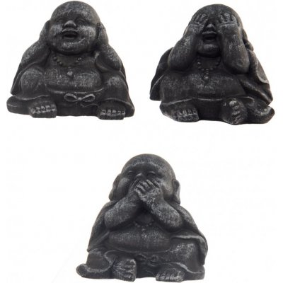 Budha ker. sedící 8x7x8 cm 3ASS – Hledejceny.cz