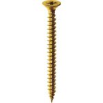 Univerzální vrut 4,0x16 PZ, zapuštěná hlava, zinek žlutý, 150ks – Zboží Mobilmania