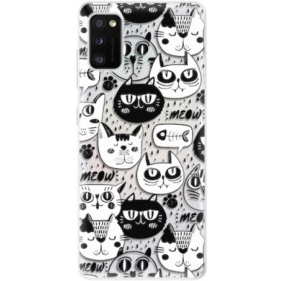 Pouzdro iSaprio - Cat pattern 03 - Samsung Galaxy A41 – Zboží Mobilmania