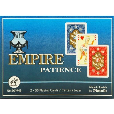 Piatnik Hrací karty 2 balíčky Solitér Empire – Hledejceny.cz
