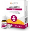 Podpora trávení a zažívání Livsane Lactoactive Baby probiotika kapky pro kojence 7,5 ml