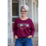 Italy fashion Tričko s dlouhým rukávem WILDNESS Khaki – Zboží Dáma