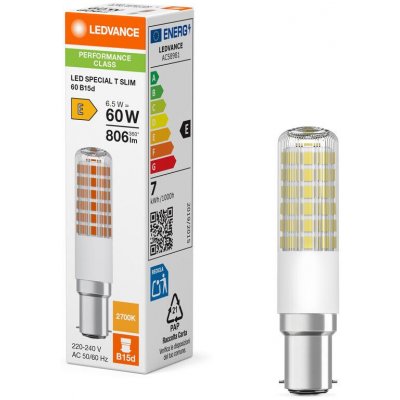 Osram RED G13456 LEDTSLIM60 6,3W/827 230V B15D FS1 – Hledejceny.cz