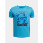 Under Armour Chlapecké tričko UA B SPLIT BIG LOGO SS Modrá – Sleviste.cz